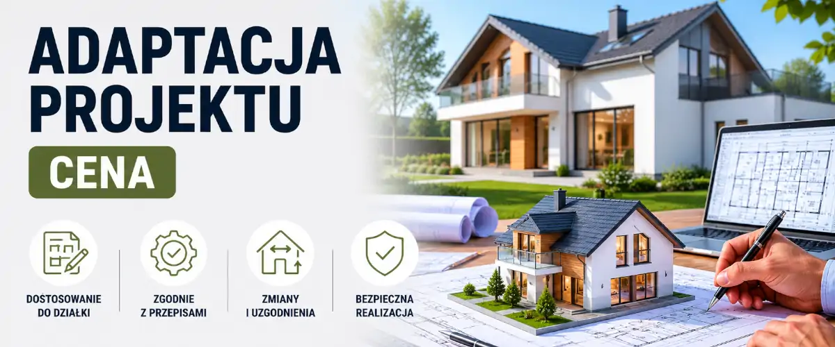 Adaptacja projektu cena – koszt adaptacji domu 2026