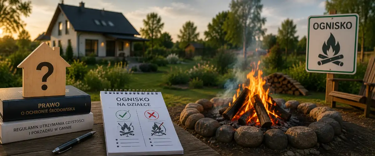 Czy można palić ognisko na działce? Poradnik przepisy 2026