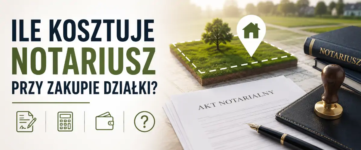 Ile kosztuje notariusz przy zakupie działki