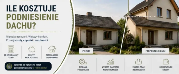 Ile kosztuje podniesienie dachu? Widełki cen