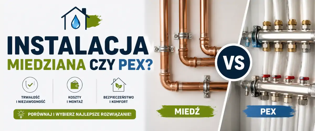 Instalacja miedziana czy PEX – co wybrać?