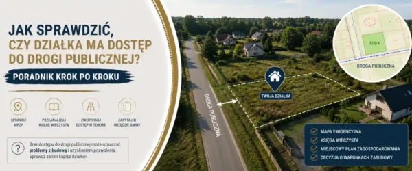 Jak sprawdzić czy działka ma dostęp do drogi publicznej