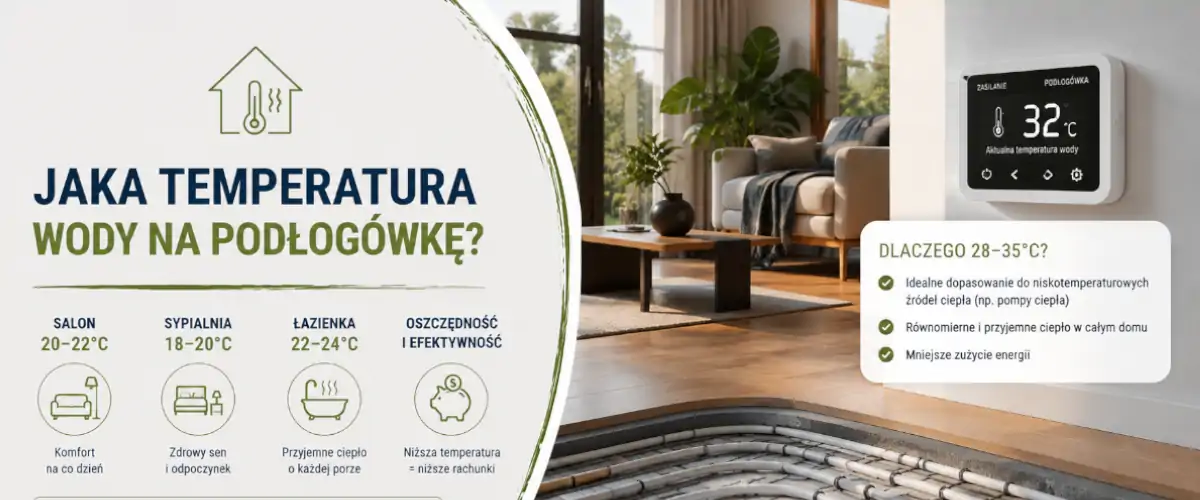 Jaka temperatura wody na podłogówkę? Zakresy i ustawienia