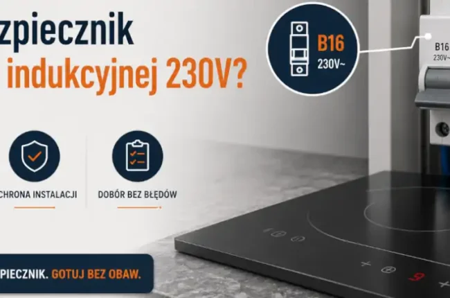 Jaki bezpiecznik do płyty indukcyjnej 230V? Poradnik