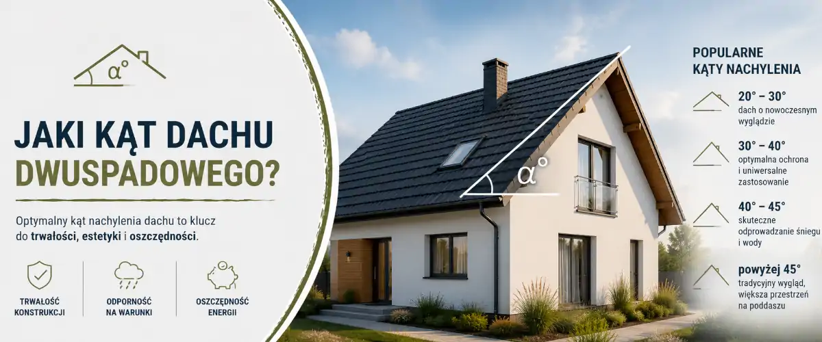 Jaki kąt dachu dwuspadowego wybrać?