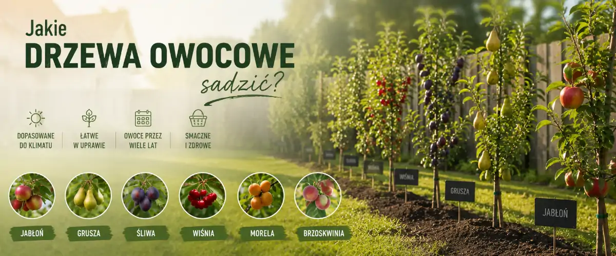 Jakie drzewa owocowe sadzić jesienią – ranking 2026 odmian