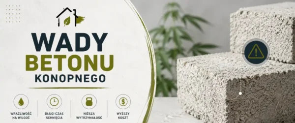 Jakie są wady betonu konopnego? Koszty i opinie