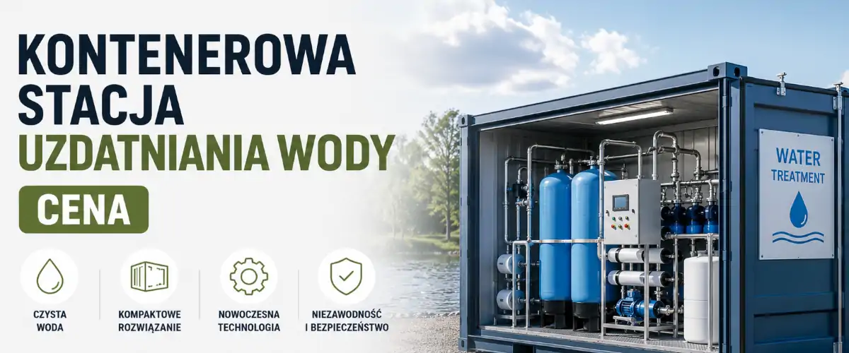 Kontenerowa stacja uzdatniania wody cena 2026