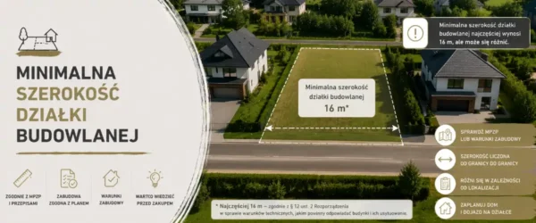 Minimalna szerokość działki budowlanej – poradnik