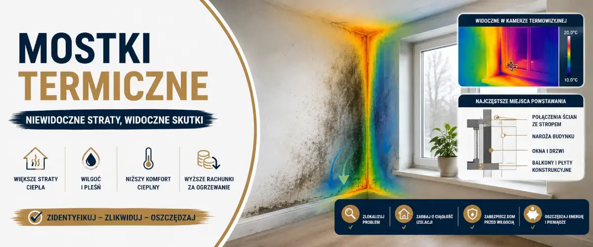 Mostki termiczne: jak je wykryć i usunąć