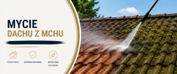 Mycie dachu z mchu bez niszczenia dachówki