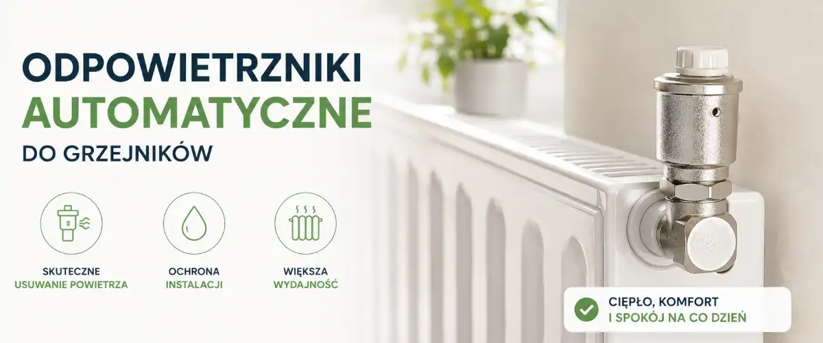 Odpowietrzniki automatyczne do grzejników 2026