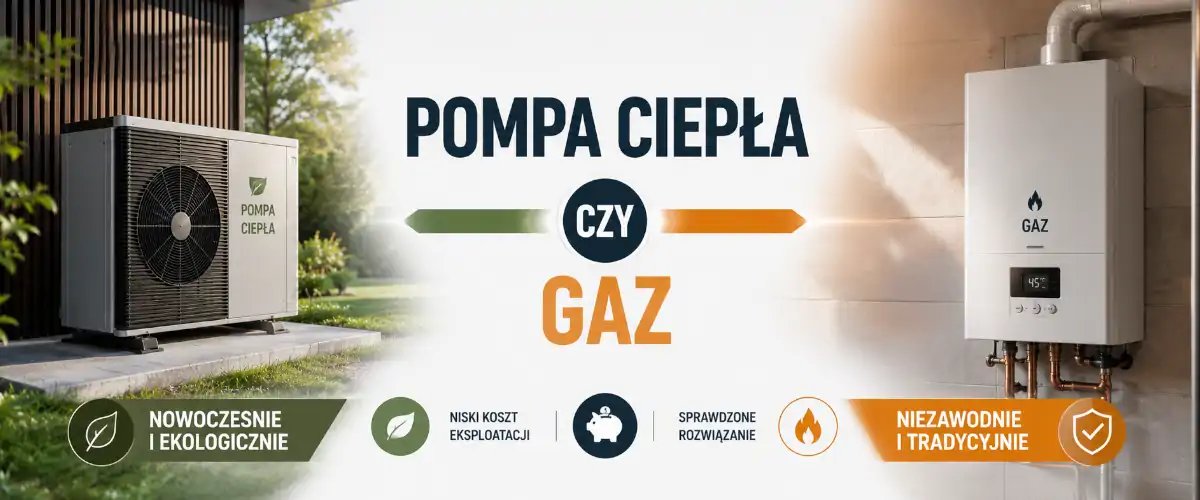 Pompa ciepła czy gaz – wady, zalety i porównanie