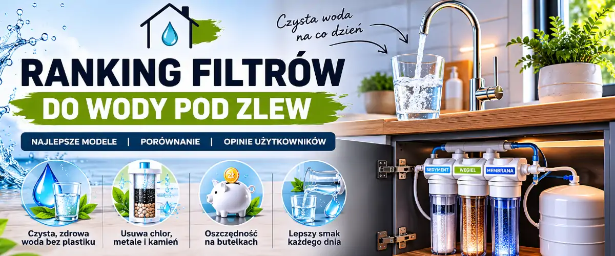 Ranking filtrów do wody pod zlew 2026 – poradnik