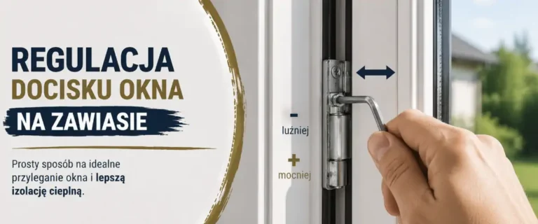 Regulacja docisku okna na zawiasie krok po kroku