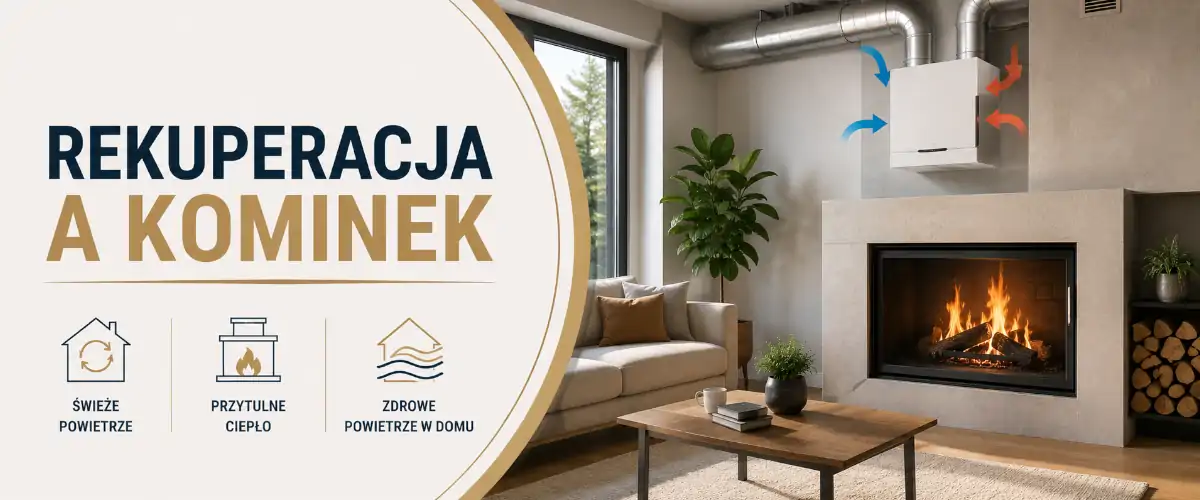 Rekuperacja a kominek: bezpieczne połączenie