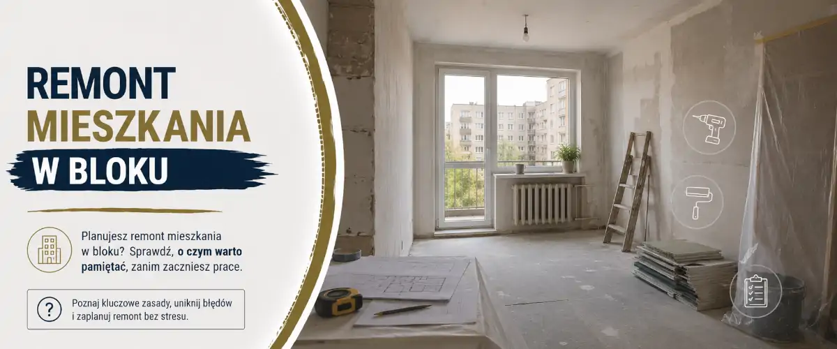 Remont mieszkania w bloku krok po kroku