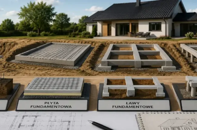 Rodzaje fundamentów pod dom jednorodzinny 2026