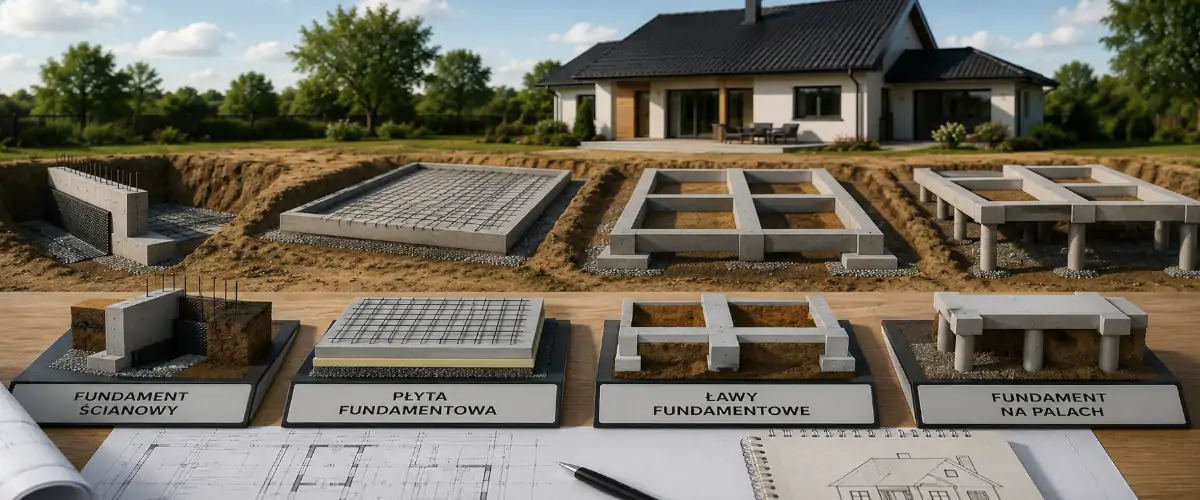 Rodzaje fundamentów pod dom jednorodzinny 2026