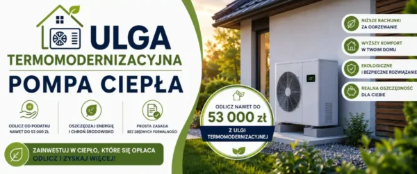 Ulga termomodernizacyjna pompa ciepła 2026