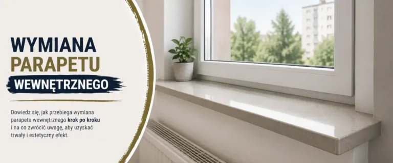 Wymiana parapetu wewnętrznego krok po kroku