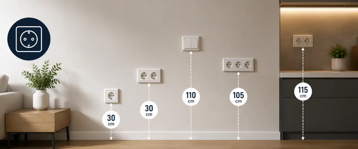 Wysokość montażu gniazdek elektrycznych 2026