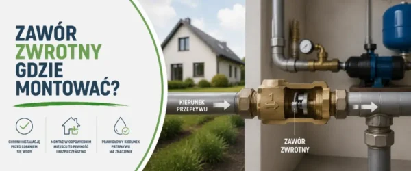 Zawór zwrotny gdzie montować? Poradnik