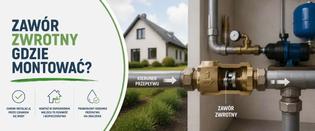 Zawór zwrotny gdzie montować? Poradnik