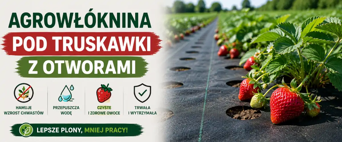 Agrowłóknina pod truskawki z otworami – jaką wybrać?