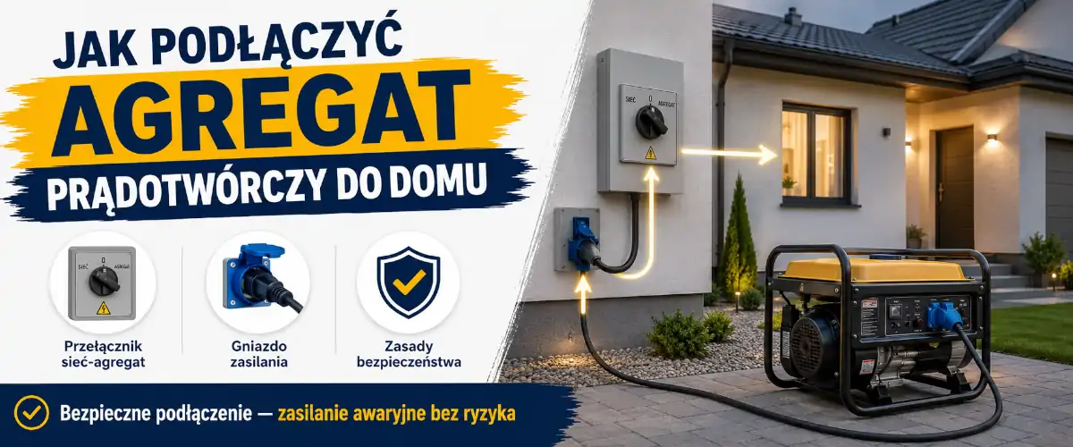 Jak podłączyć agregat prądotwórczy do domu bezpiecznie
