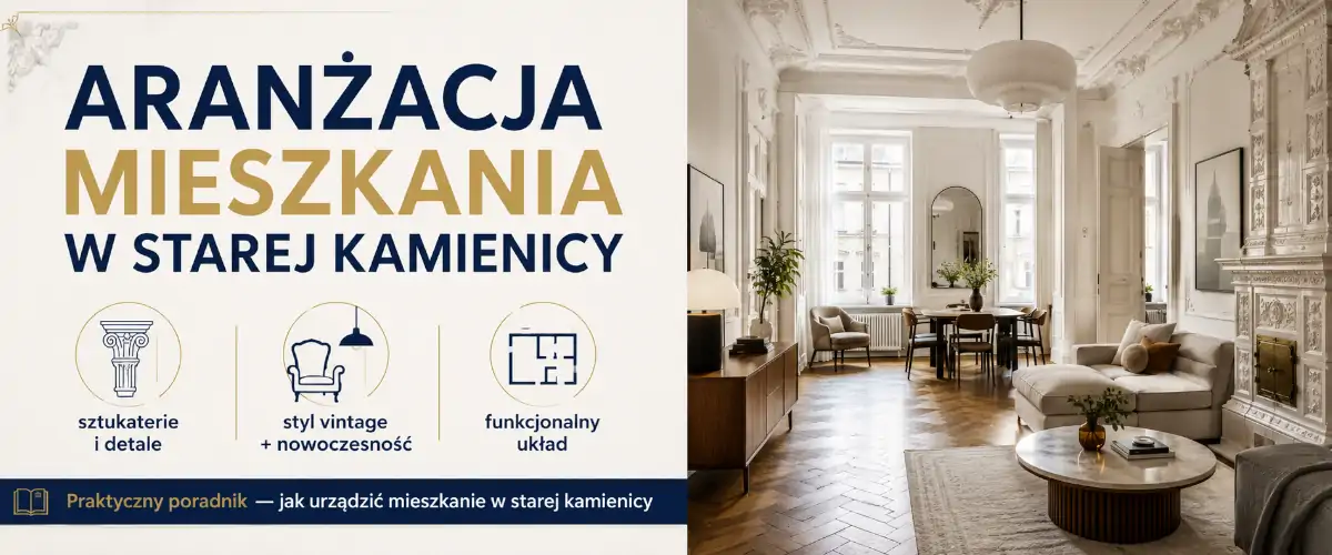 Aranżacja mieszkania w starej kamienicy - poradnik