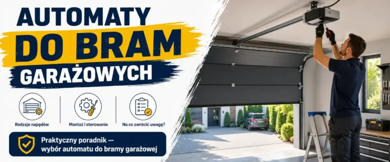 Automaty do bram garażowych: dobór i montaż