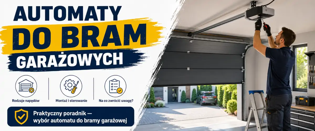 Automaty do bram garażowych: dobór i montaż