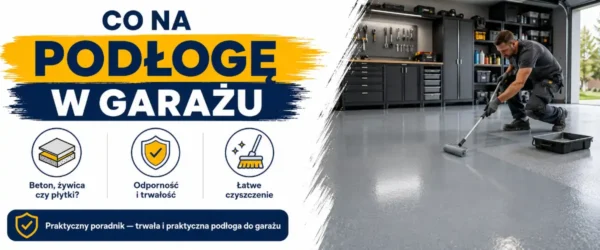 Co na podłogę w garażu? Beton, żywica, gres