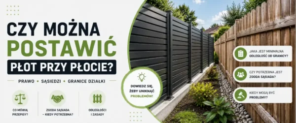 Czy można postawić płot przy płocie? Przepisy i praktyka