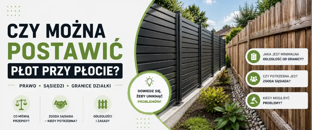 Czy można postawić płot przy płocie? Przepisy i praktyka