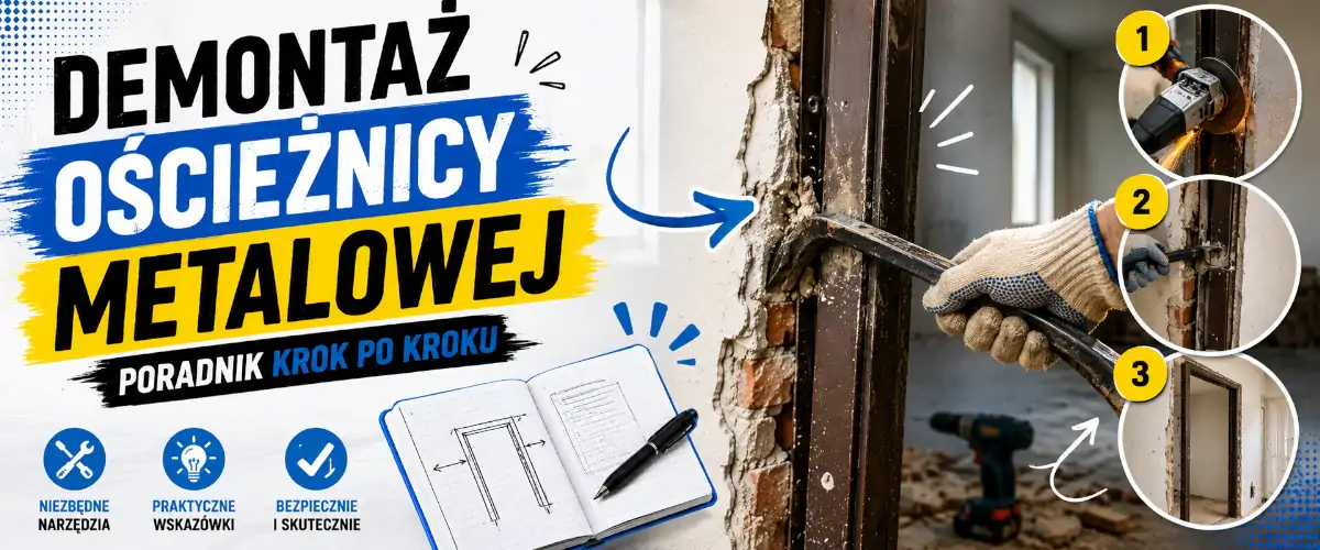 Demontaż ościeżnicy metalowej – jak usunąć futrynę krok po kroku