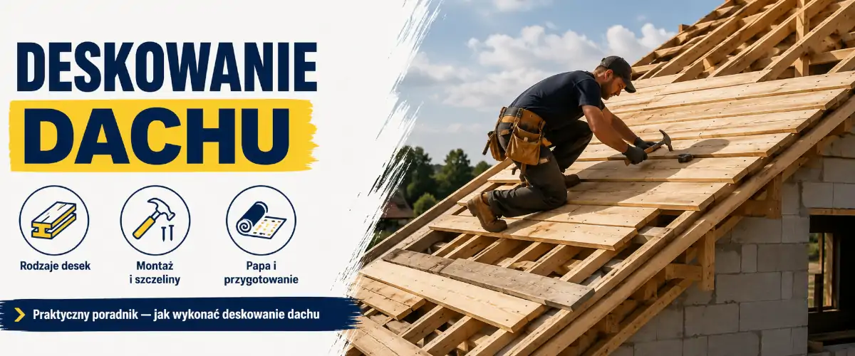 Deskowanie dachu - kiedy warto i jak uniknąć błędów