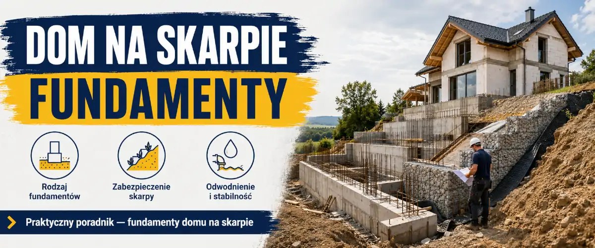 Dom na skarpie fundamenty - jak posadowić bez ryzyka
