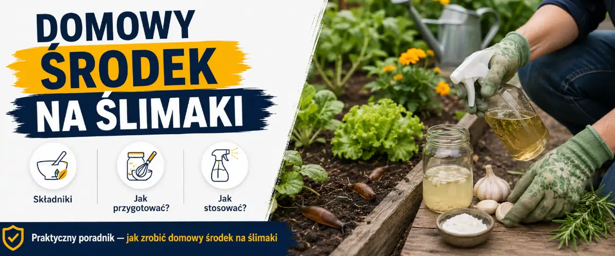 Domowy środek na ślimaki - co działa w ogrodzie