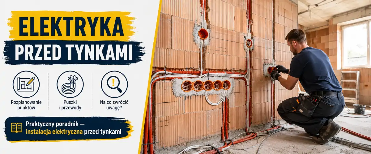 Elektryka przed tynkami — błędy, które kosztują