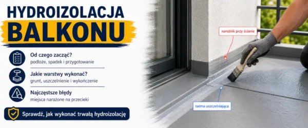 Hydroizolacja balkonu krok po kroku