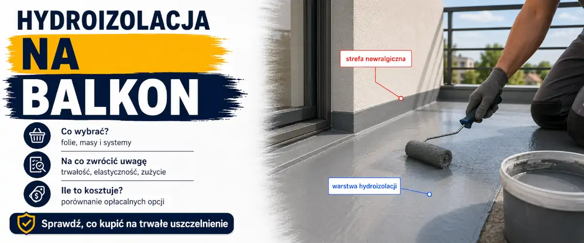 Hydroizolacja na balkon: co warto wybrać