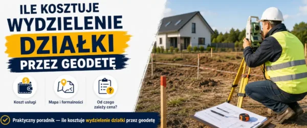 Ile kosztuje wydzielenie działki przez geodetę?