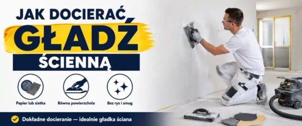 Jak docierać gładź szpachlową bez rys i fal