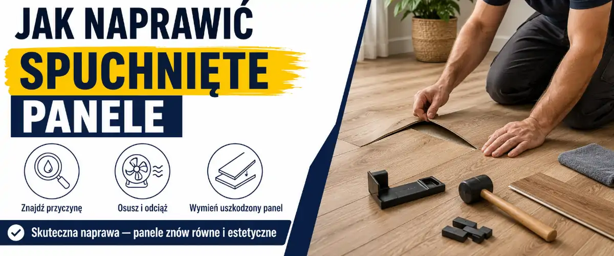 Jak naprawić spuchnięte panele po wodzie i bez dylatacji
