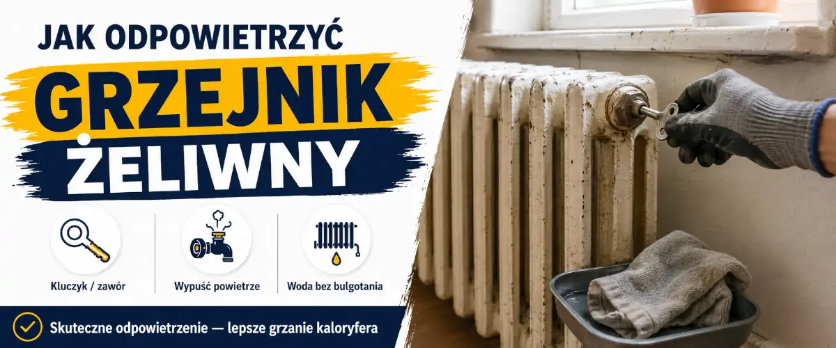Jak odpowietrzyć grzejnik żeliwny krok po kroku