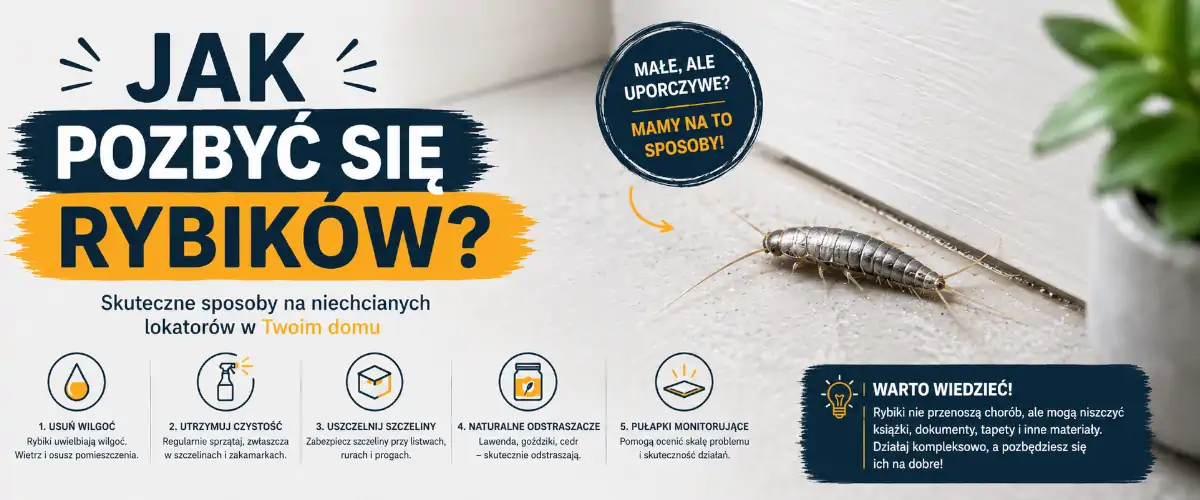 Jak pozbyć się rybików skutecznie? Sprawdzone metody