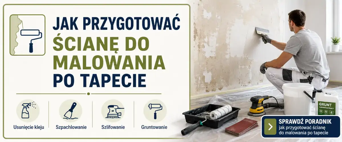 Jak przygotować ścianę do malowania po tapecie