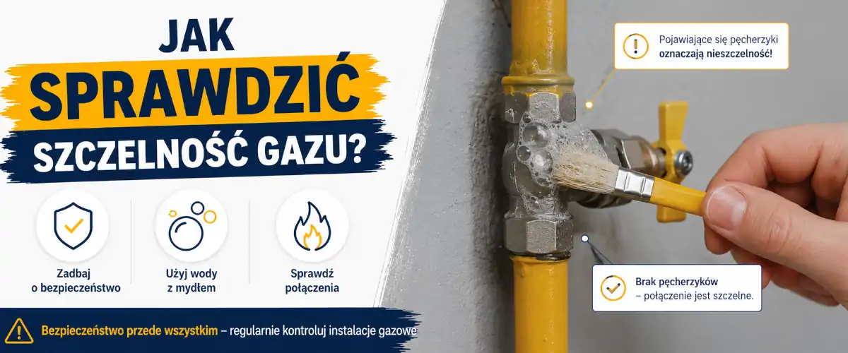 Jak sprawdzić szczelność gazu? Bezpieczne kroki